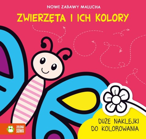 Książeczka edukacyjna Zielona Sowa Nowe zabawy malucha. Zwierzęta i ich kolory