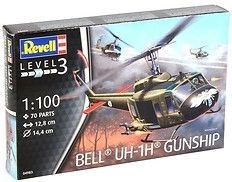 Model do sklejania Bell UH-1H Gunship - amerykański wielozadaniowy śmigłowiec Revell (04983)