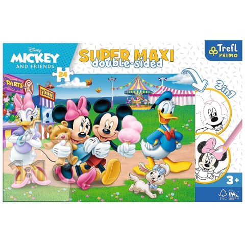 Puzzle Trefl Disney Standard Super maxi Mickey w wesołym miasteczku 24 el. (41005) Puzzle Trefl Disney Standard Super maxi Mickey w wesołym miasteczku 24 el. (41005)