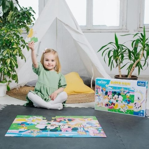Puzzle Trefl Disney Standard Super maxi Mickey w wesołym miasteczku 24 el. (41005) Puzzle Trefl Disney Standard Super maxi Mickey w wesołym miasteczku 24 el. (41005)