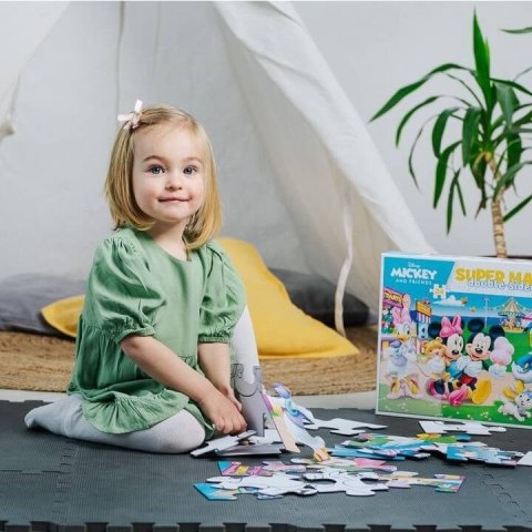 Puzzle Trefl Disney Standard Super maxi Mickey w wesołym miasteczku 24 el. (41005) Puzzle Trefl Disney Standard Super maxi Mickey w wesołym miasteczku 24 el. (41005)