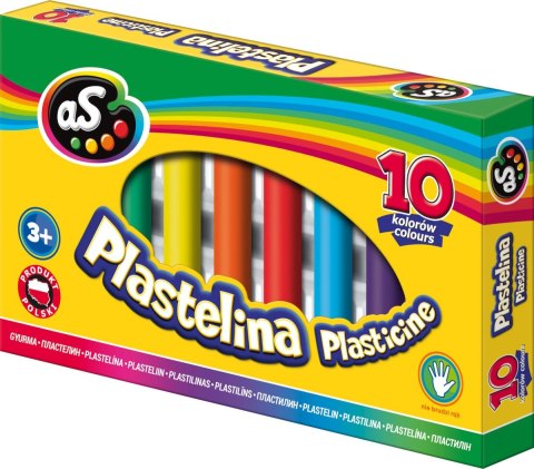 Plastelina As 10 kol. mix (303219002)