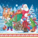Serwetki Pol-mak gwiazdka mix bibuła [mm:] 330x330 (Sd GW)