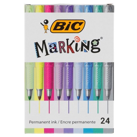 Marker permanentny Bic Marking, mix (992731)