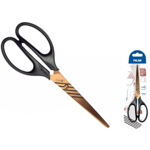 Nożyczki Milan Copper czarne 17cm (BWM10425CPK) Nożyczki Milan Copper czarne 17cm (BWM10425CPK)