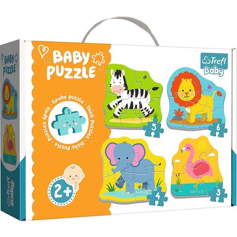 Puzzle Trefl puzzle baby classic zwierzatka na safari 18 el. (36073)