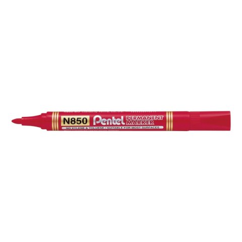 Marker permanentny Pentel, czerwony 1,5mm okrągła końcówka Marker permanentny Pentel, czerwony 1,5mm okrągła końcówka