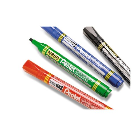Marker permanentny Pentel, zielony 1,2-4,5mm ścięta końcówka Marker permanentny Pentel, zielony 1,2-4,5mm ścięta końcówka