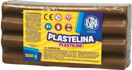 Plastelina Astra 1 kol. brązowa 500g