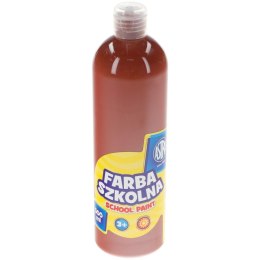 Farby plakatowe Astra kolor: brązowy 500ml 1 kolor. (301109006)