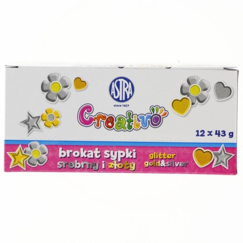Brokat Astra Creativo kolor: srebrno-złota 2 kolor. (335117008) Brokat Astra Creativo kolor: srebrno-złota 2 kolor. (335117008)