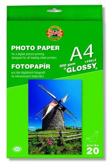 Papier foto Koh-I-Noor A4 200g [mm:] 210x297