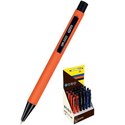 Długopis wielkopojemny Grand GR-2222 niebieski 0,7mm (160-2191)