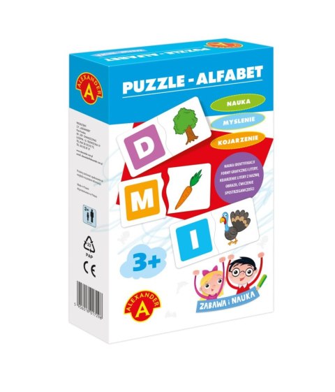 Gra edukacyjna Alexander Zabawa i nauka. Puzzle - Alfabet