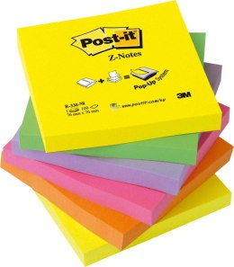 Notes samoprzylepny Post-It neonowy 100k [mm:] 76x76 (R330-NR)