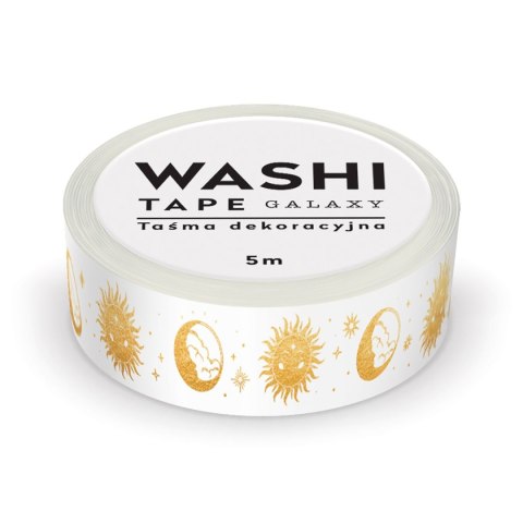 Taśma ozdobna taśma samoprzylepna GALAXY 5M 15x5 [mm x m] mix Interdruk (5902277325907)