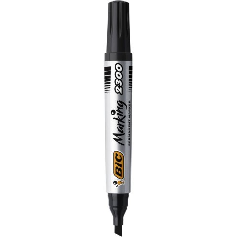 Marker permanentny Bic Marking 2300, czarny 3,7-5,5mm ścięta końcówka (8209263) Marker permanentny Bic Marking 2300, czarny 3,7-5,5mm ścięta końcówka (8209263)