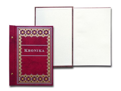 Kronika NADRUK WIELOBARWNY bordowy 100k. [mm:] 250x345 Warta (1829-319-061)
