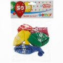 Balon gumowy Godan Z NADRUKIEM 5 szt mix 12cal (GS110/50)