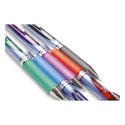 Cienkopis Pentel ENERGEL BLN 75, czarny 0,25mm 4kol.