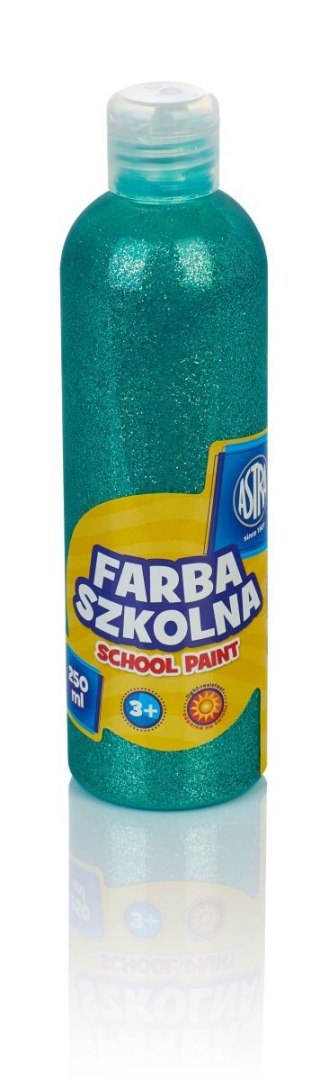 Farby plakatowe Astra szkolne kolor: zielony 250ml 1 kolor.