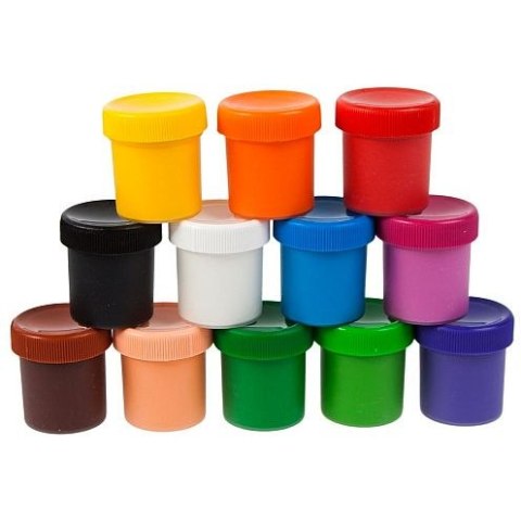 Farby plakatowe Starpak football kolor: mix 20ml 12 kolor. (437218) Farby plakatowe Starpak football kolor: mix 20ml 12 kolor. (437218)