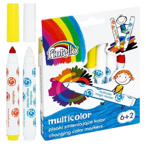 Flamaster Fiorello Multicolor 8 kol. (GR-F166)