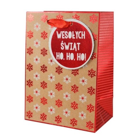 Torba prezentowa torebka ozdobna Bożenarodzenie [mm:] 330x456x 120 Kukartka (QPS)
