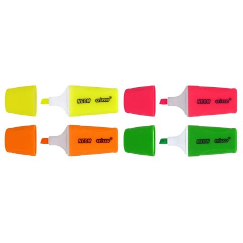 Zakreślacz Cricco mini neon (CR390W4) Zakreślacz Cricco mini neon (CR390W4)
