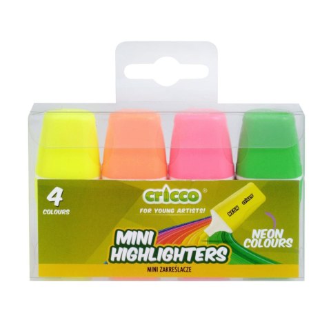 Zakreślacz Cricco mini neon (CR390W4) Zakreślacz Cricco mini neon (CR390W4)
