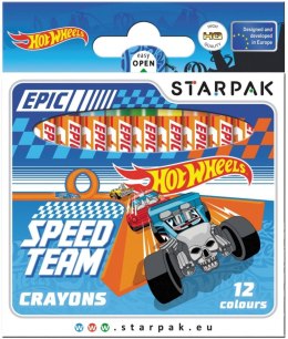 Kredki świecowe Starpak Hot Wheels 12 kol. (337290)