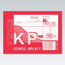 Druk samokopiujący KP Dowód wpłaty A6 80k. Michalczyk i Prokop (401-5)