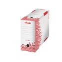 Pudło archiwizacyjne SPEEDBOX biało-czerwony karton [mm:] 150x350x 250 Esselte (623909)