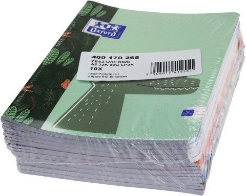 Zeszyt Oxford kKds A5 32k. 90g podwójna linia kolor (400170268) Zeszyt Oxford kKds A5 32k. 90g podwójna linia kolor (400170268)