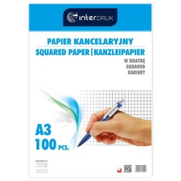 Papier kancelaryjny A3 krata [mm:] 297x420 Interdruk (PAKA100)