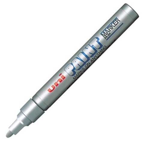 Profesjonalny marker olejowy UNI PX-20 srebrny Profesjonalny marker olejowy UNI PX-20 srebrny