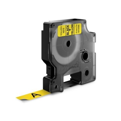 Taśma Dymo D1 12mm x 7m żółta/czarny nadruk Taśma Dymo D1 12mm x 7m żółta/czarny nadruk