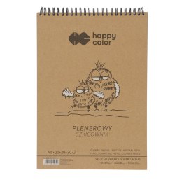 Blok artystyczny Happy Color Happy Color szkicownik A4 80g 70k (HA 3808 2030-P70)