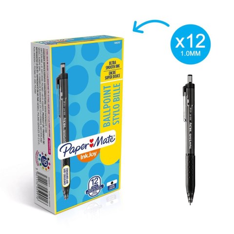 Długopis Paper Mate INKJOY 300RT czarny 1,0mm (S0959910) Długopis Paper Mate INKJOY 300RT czarny 1,0mm (S0959910)