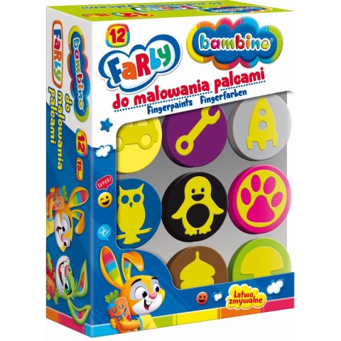 Farba do malowania palcami St.Right Bambino 15ml 12 kolor. Farba do malowania palcami St.Right Bambino 15ml 12 kolor.