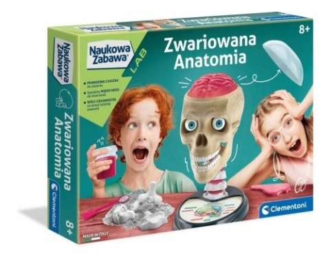 Zestaw kreatywny dla dzieci Clementoni zwariowana anatomia (50697)