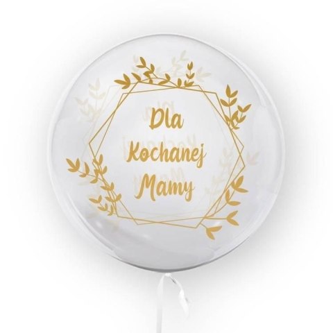 Balon gumowy Tuban Dla kochanej mamy przezroczyste 450mm (TU3710)