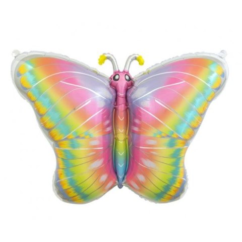 Balon foliowy Godan Pastelowy Motyl, 64x53 cm (FG-HPMO)