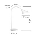 Lampka biurowa Unilux Sol Led Biała (400077404)