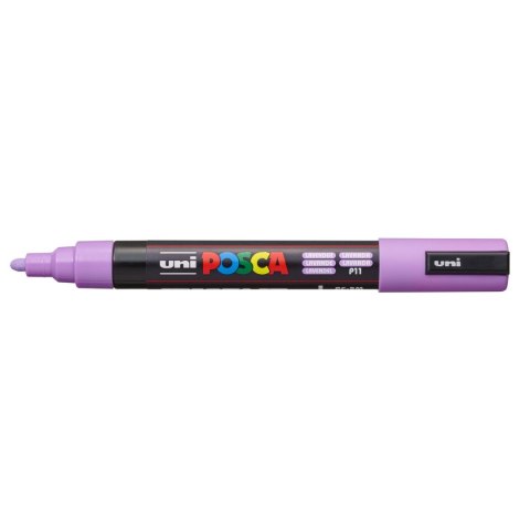 Marker specjalistyczny Uni Posca, lawendowy 1,8-2,5mm okrągła końcówka (PC-5M pastel) Marker specjalistyczny Uni Posca, lawendowy 1,8-2,5mm okrągła końcówka (PC-5M pastel)