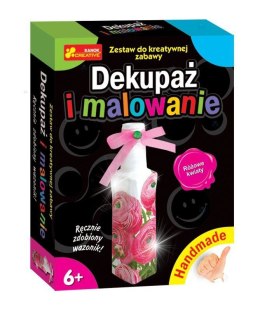 Akcesoria do decoupagu DEKUPAŻ I MALOWANIE RÓŻÓWE KWIATY Ranok Creative (22126)