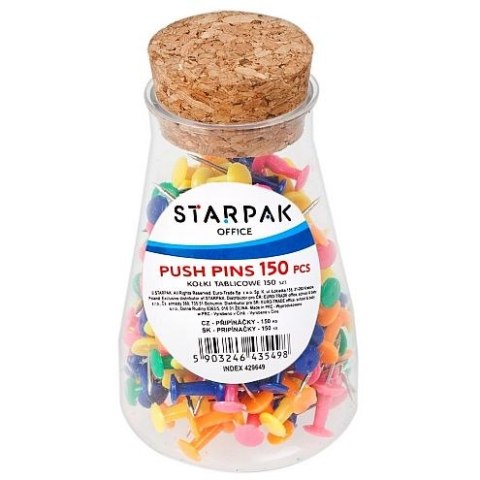 Pinezki Starpak kolor: mix 150 szt (429649) Pinezki Starpak kolor: mix 150 szt (429649)