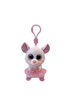 Brelok Ty Beanie Boos Nina - Biała balerina mysz 8,5cm (35246)