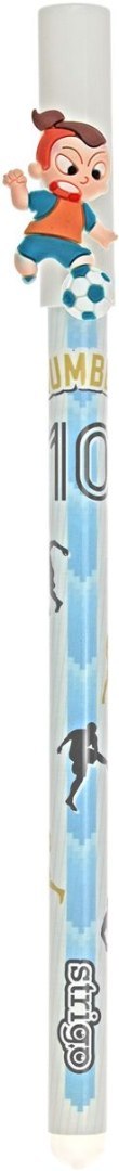 Długopis wymazywalny Strigo wymazywalny Piłka nożna 590231557565 niebieski 0,5mm (SSC193)