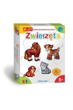 Zestaw kreatywny Ranok Creative gipsowe magnesy zwierzęta (2188)